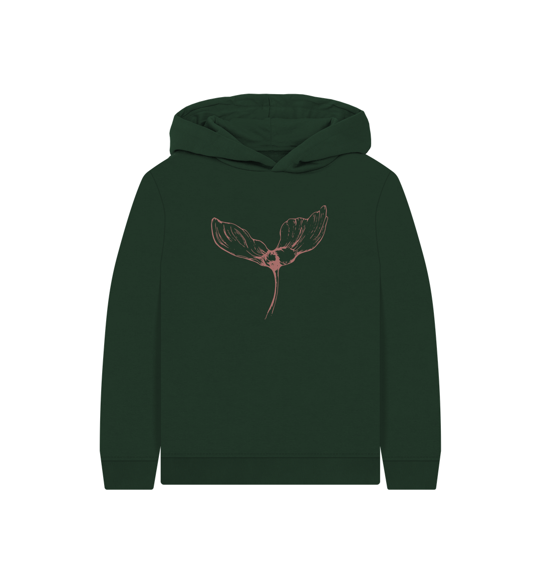 Evergreen Samara (Rust) Kid's Organic Cotton Hoodie