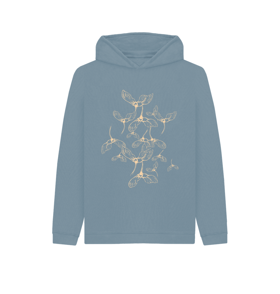 Stone Blue Samara Kid's Organic Cotton Hoodie