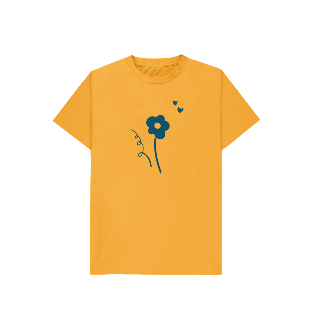 Mustard Posy Kid's Organic Cotton T-shirt