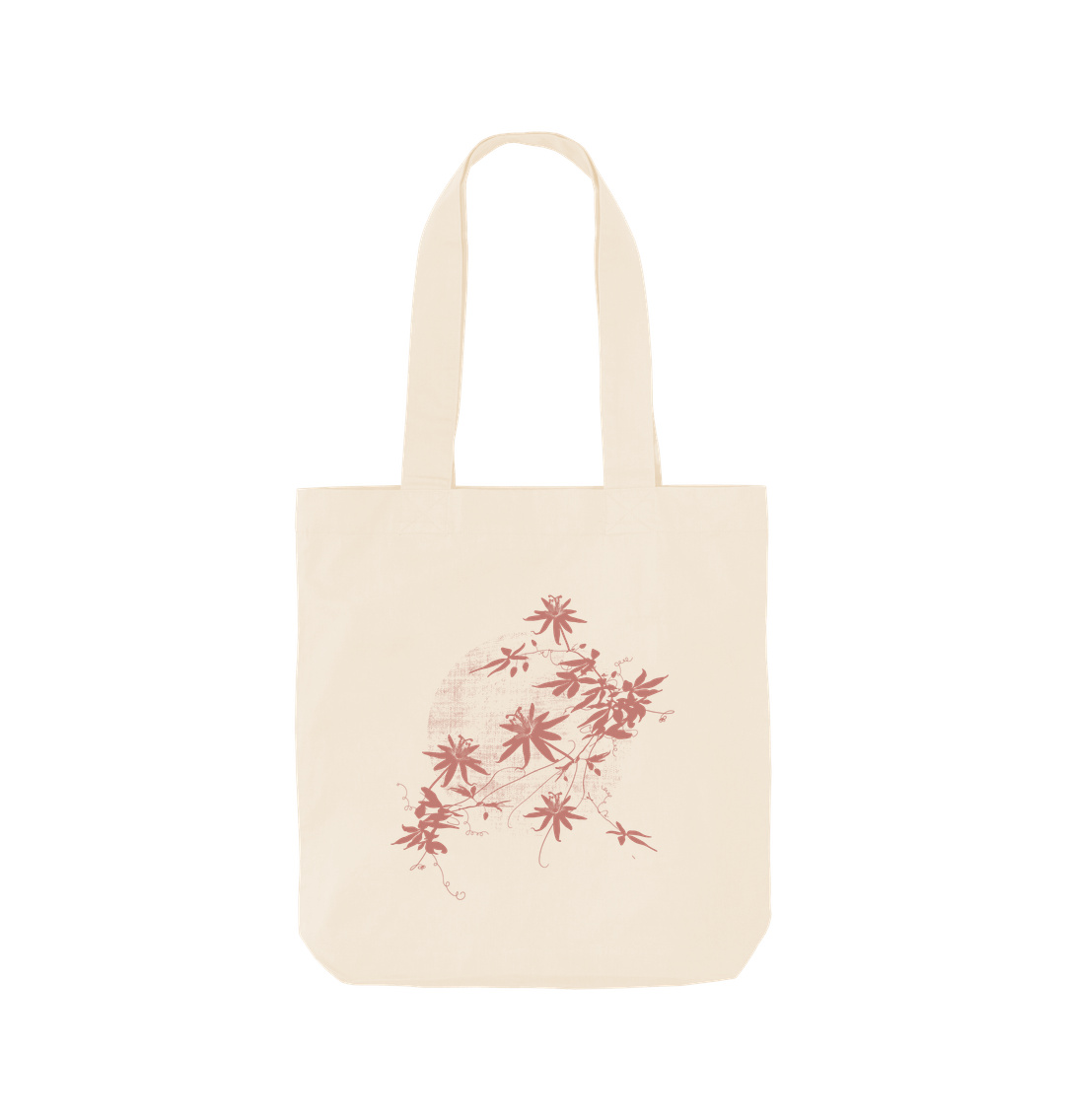 Natural Passionvine Organic Cotton Canvas Tote