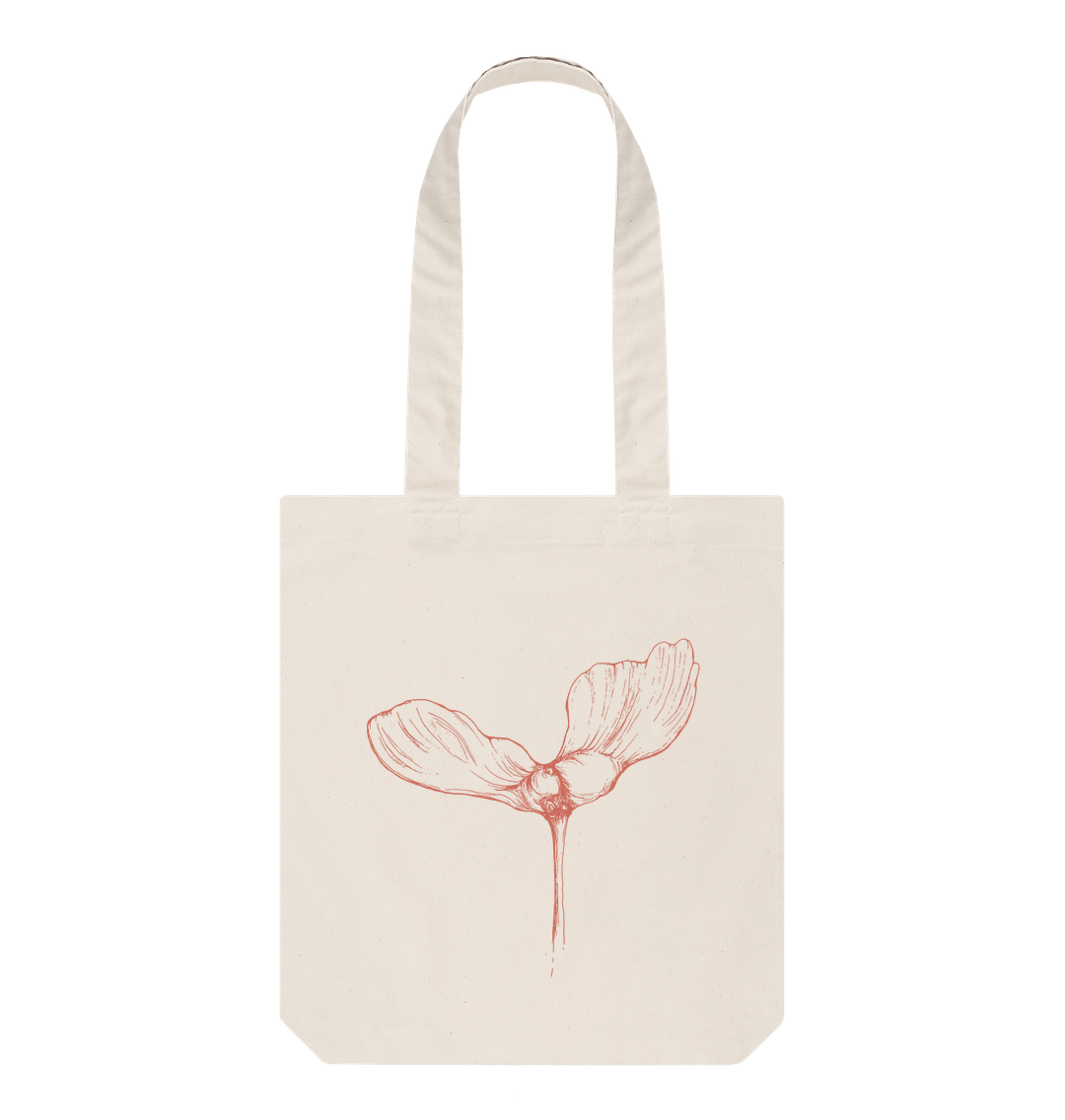 Natural Single Samara Organic Cotton Canvas Tote