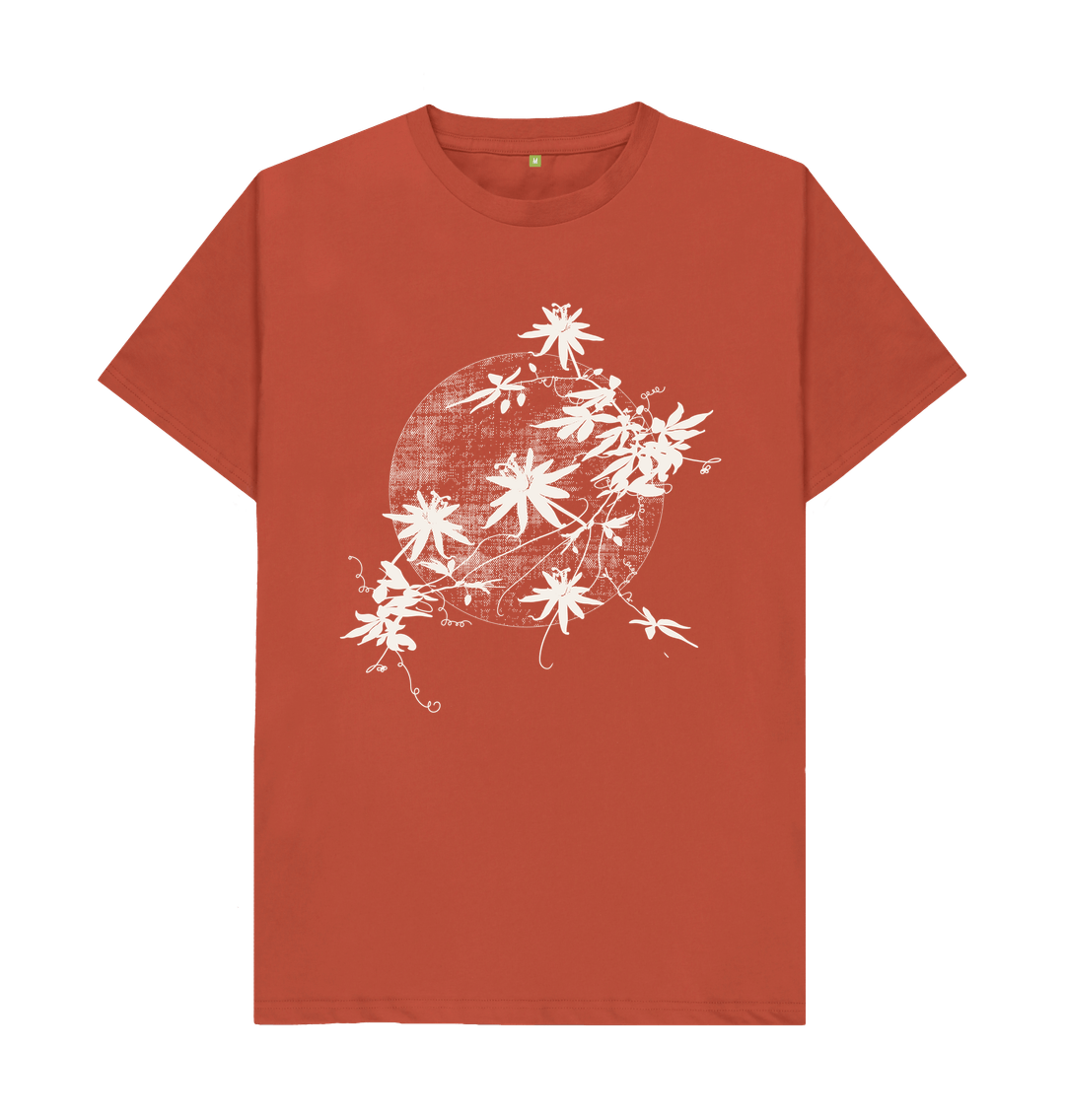 Rust Passion Vine - Unisex Organic T-shirt