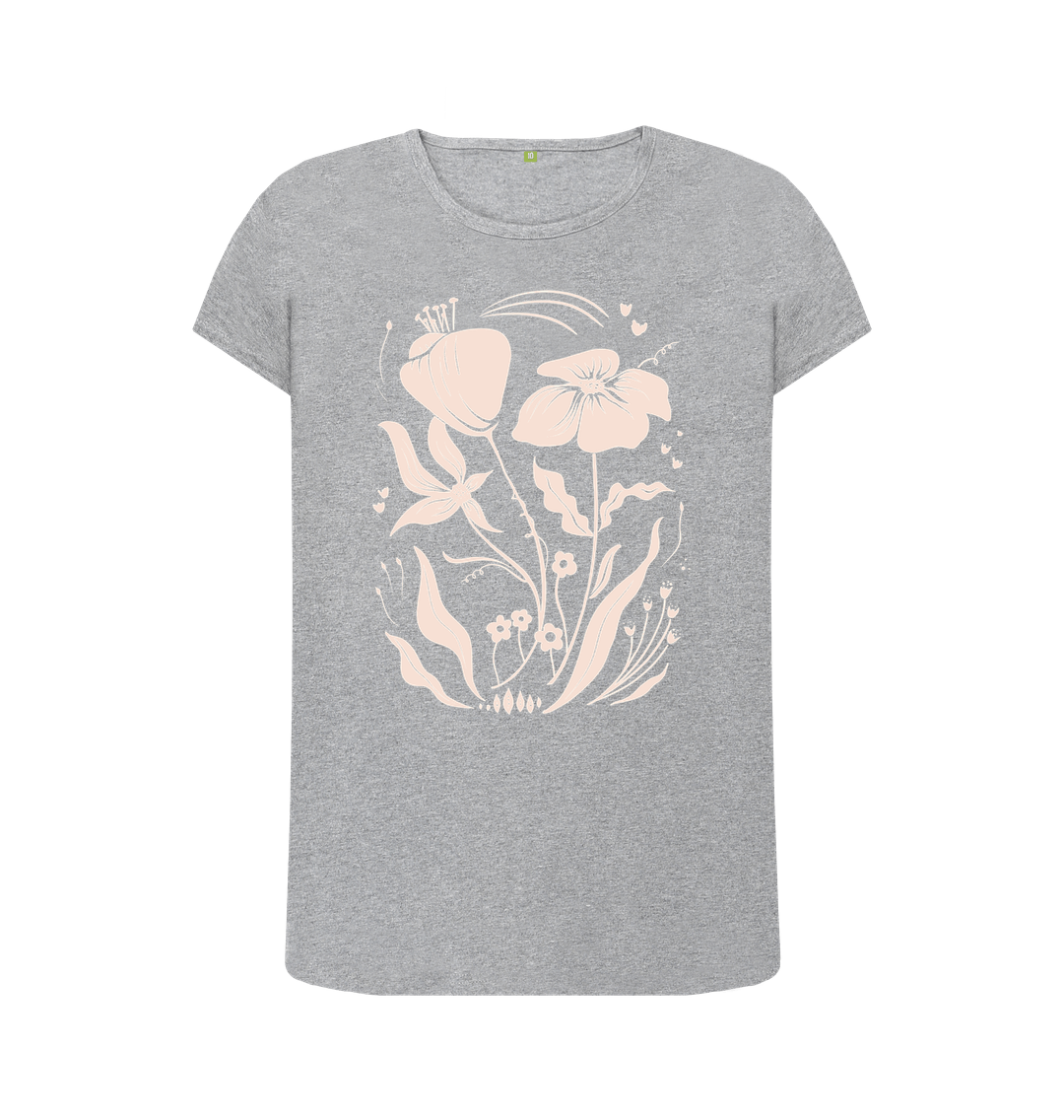 Athletic Grey Meadow - Women's Organic Crew Neck Tee