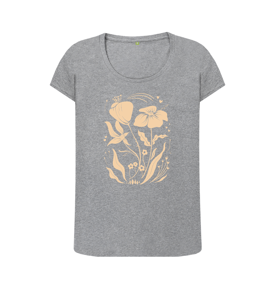 Athletic Grey Meadow - Women's Organic Crew Neck T-shirt