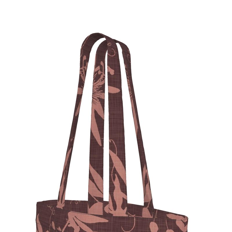 Passion Vine Panama Cotton Tote