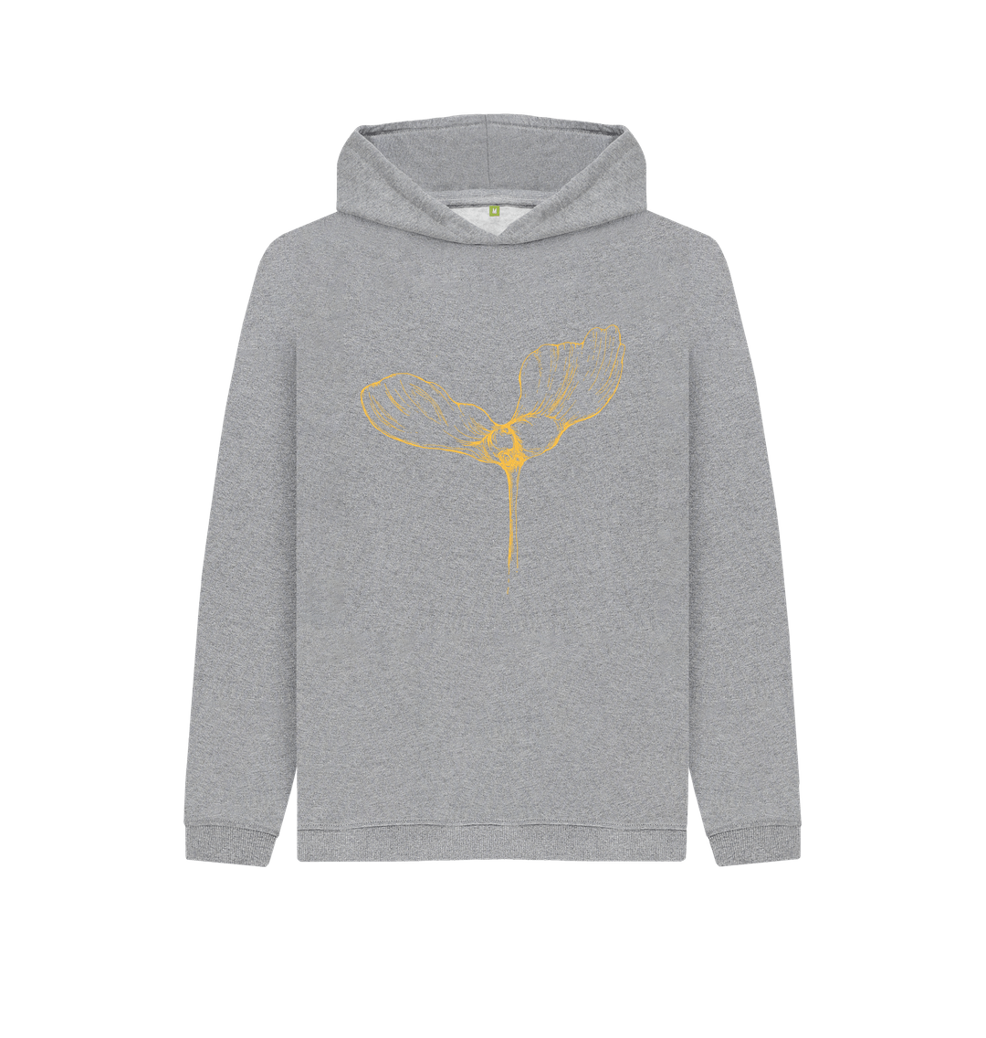 Athletic Grey Samara Single Kid's Organic Hoodie