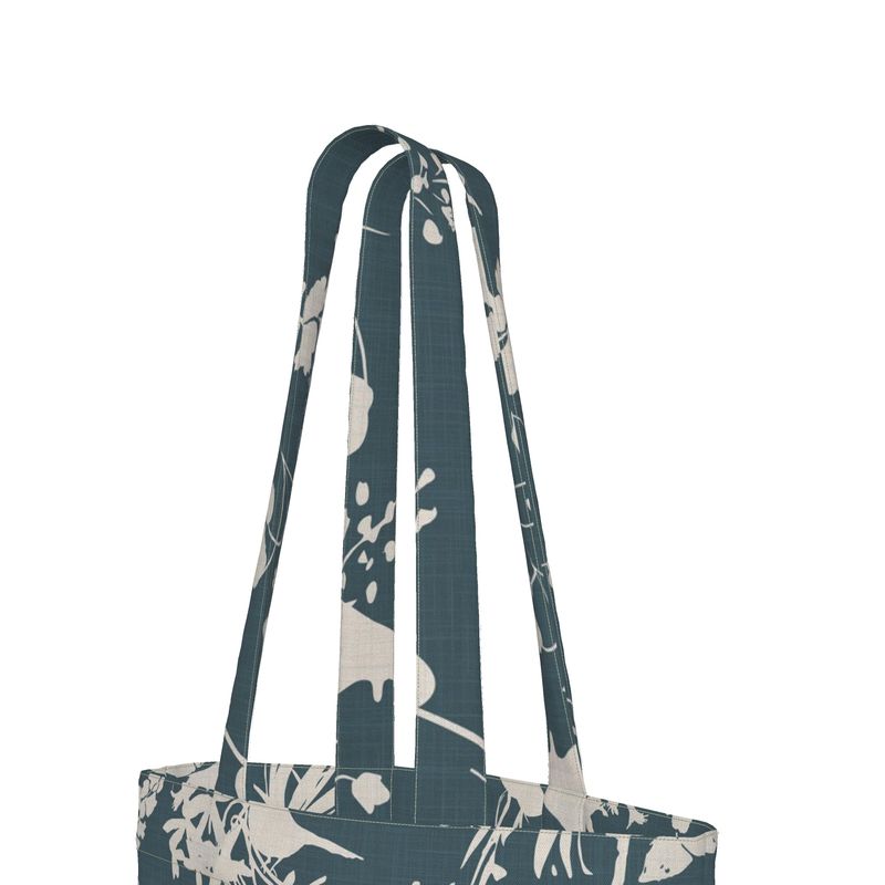 Birdsong Panama Cotton Shoulder Bag