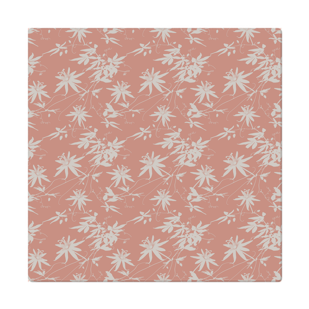 Passion Vine Cloth Napkins (Coral)