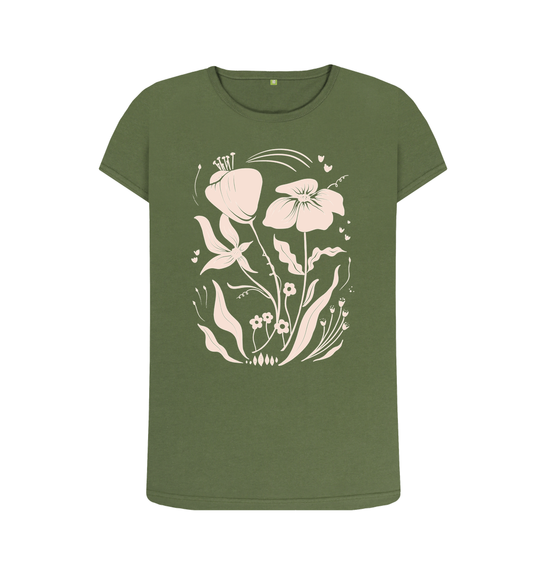 Khaki Meadow - Women's Organic Crew Neck Tee