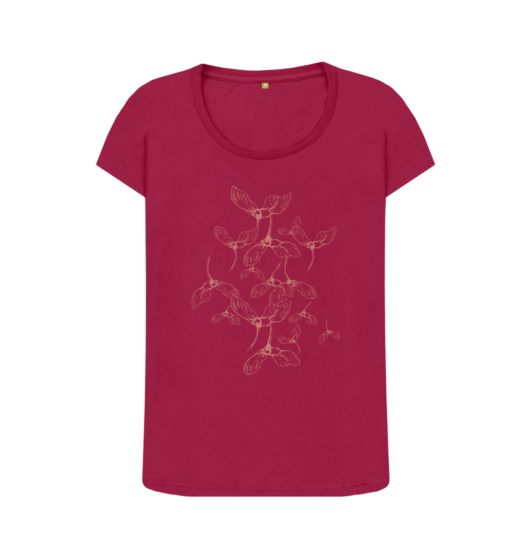 Cherry Samara - Women's Organic Scoop Neck T-shirt