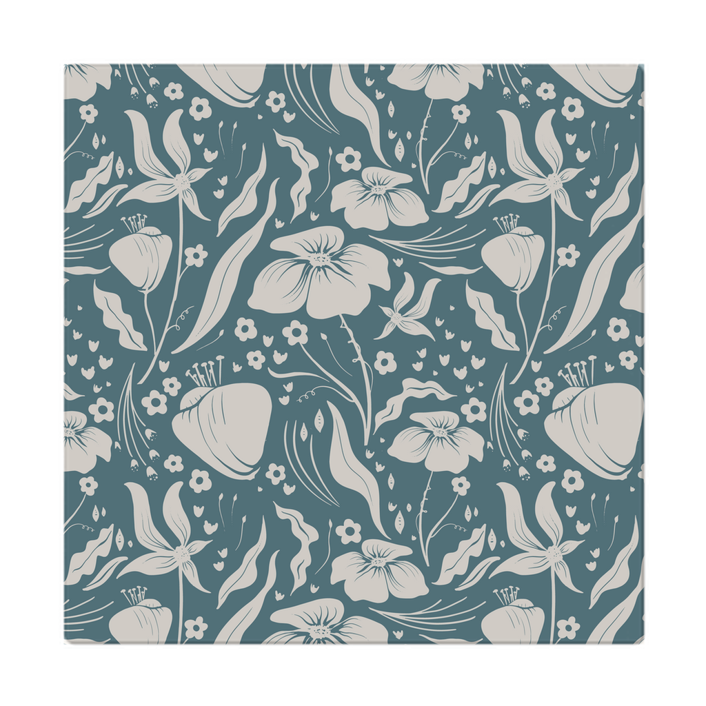 Meadow Cloth Napkins (Deep Teal)