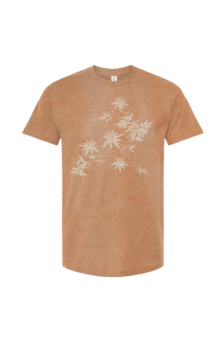 Passion Vine - Unisex 100% Cotton T-Shirt (Heather Cantaloupe)