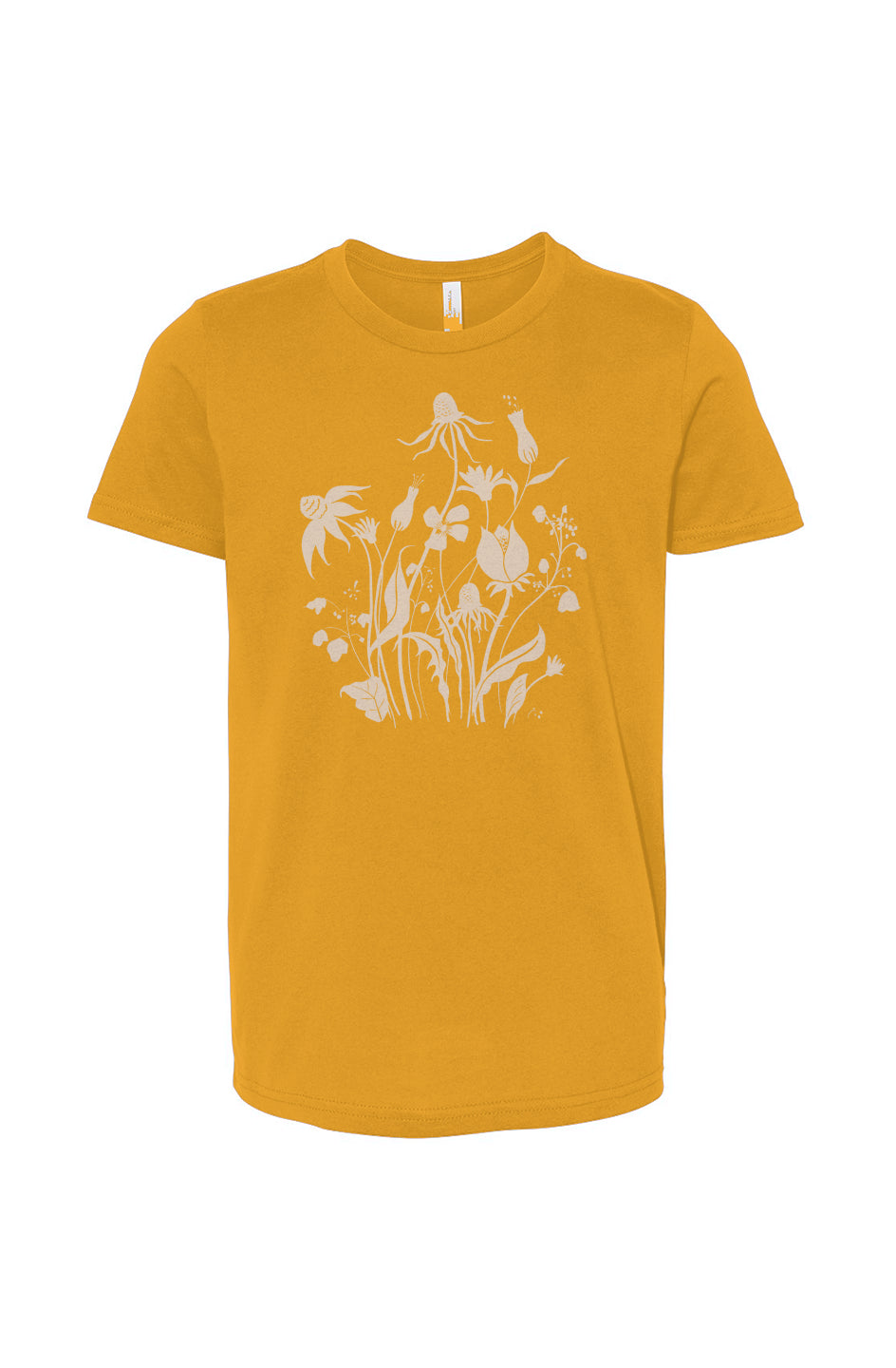 Wildflowers - Kid's 100% Cotton Summer T-shirt (Sun)