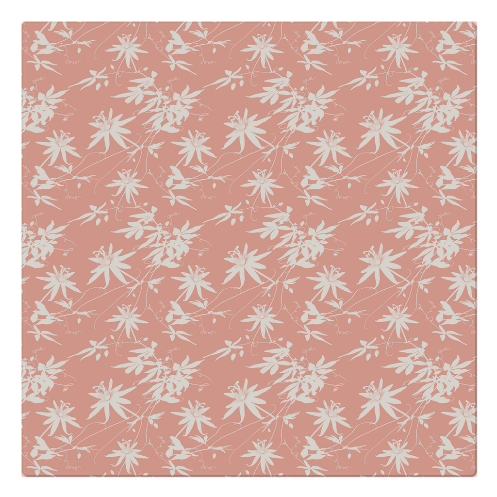 Passion Vine Cloth Napkins (Coral)