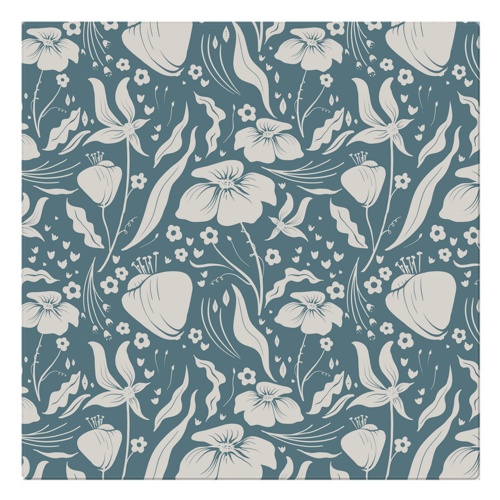 Meadow Cloth Napkins (Deep Teal)