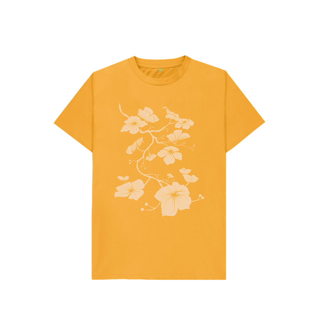 Mustard Dogwood - Kid's Organic Cotton Tee