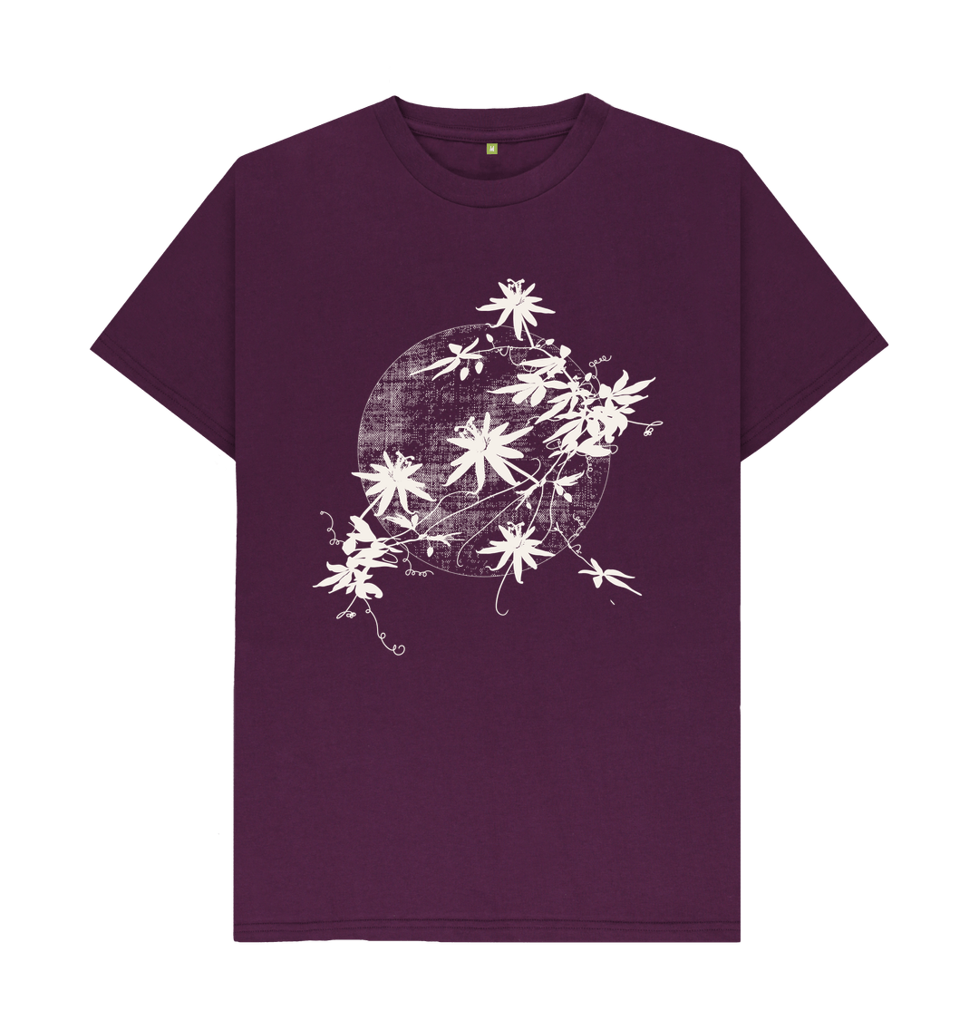 Purple Passion Vine - Unisex Organic T-shirt