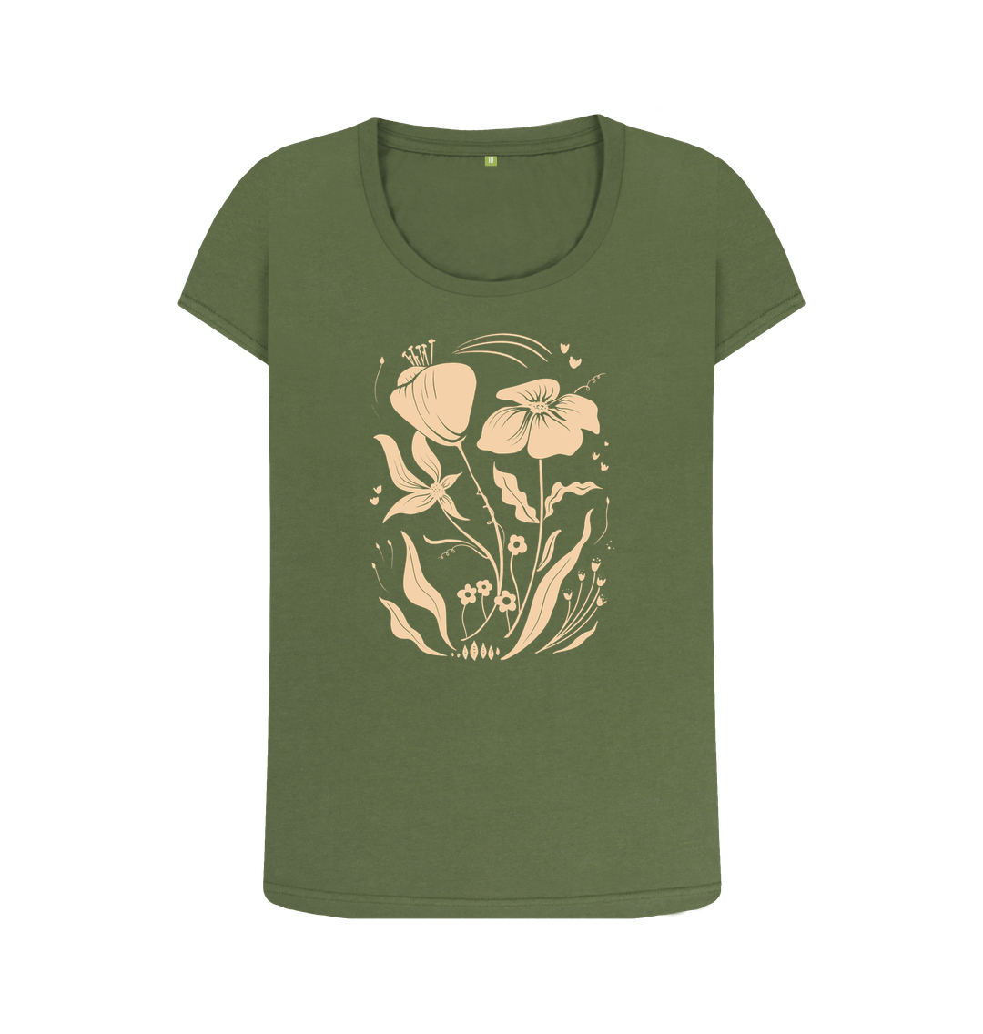 Khaki Meadow - Women's Organic Crew Neck T-shirt