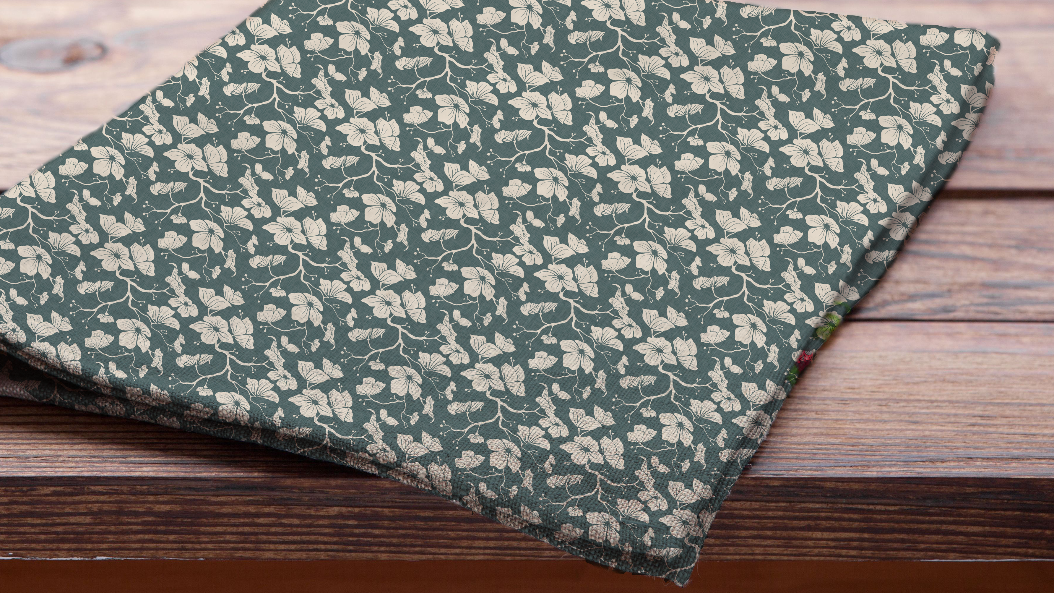 Dogwood Cloth Napkins (Fir)