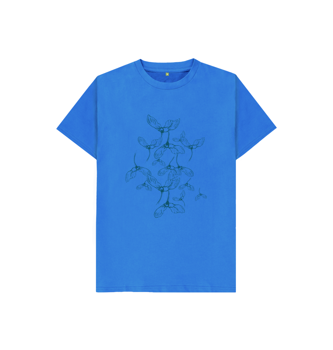 Bright Blue Samara - Kid's Organic Cotton T-shirt