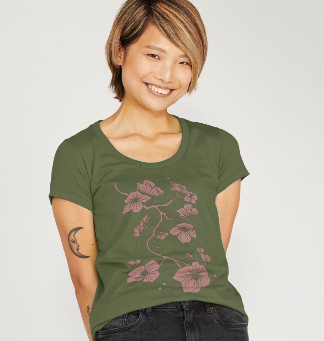 Dogwood Women's Organic Scoop Neck T-shirt - Sienna