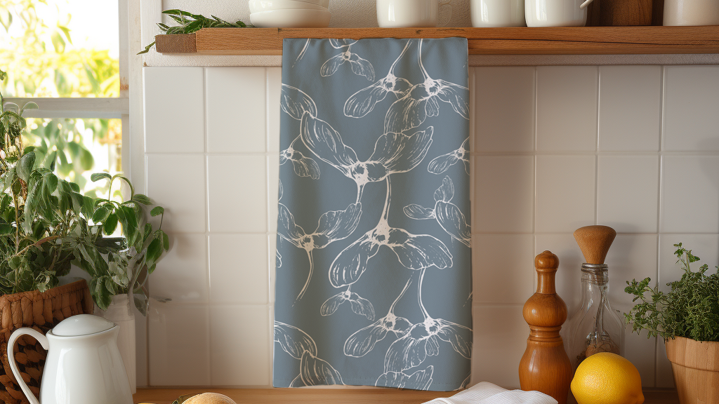 Samara Tea Towel (Blue Spruce)